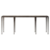 Halden Console Table Hammered Cast Iron Blackened Finish | Bernhardt - sold by Home Elegance USA