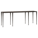 Halden Console Table Hammered Cast Iron Blackened Finish | Bernhardt - sold by Home Elegance USA