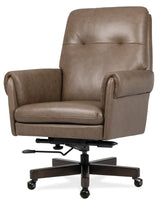 Lenora Swivel Tilt Executive Chair - Dark Brown by Hooker Furniture - View 3