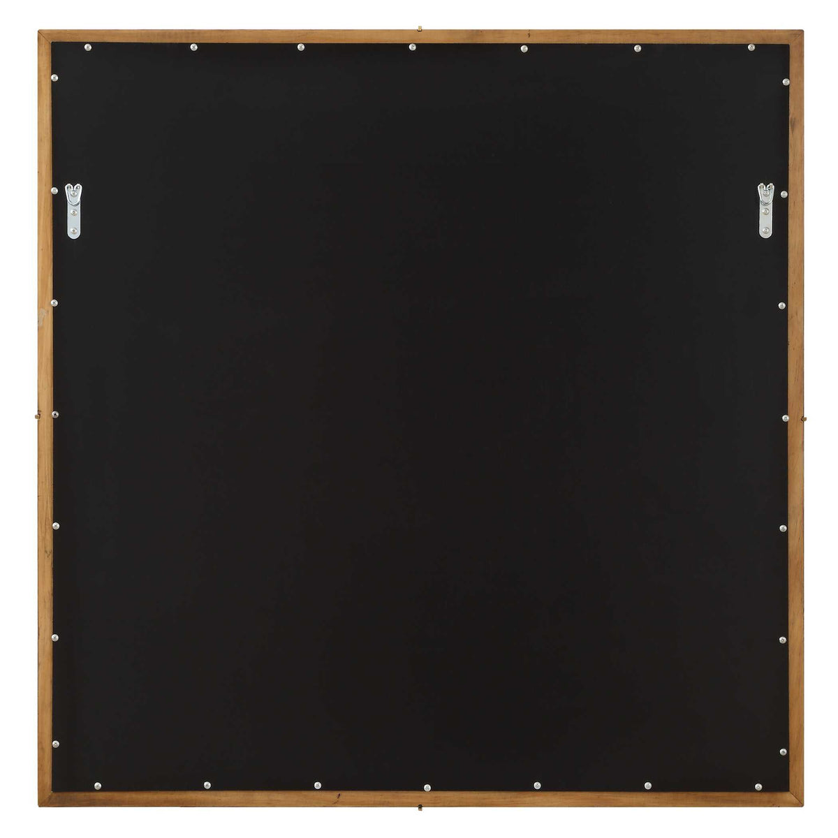 Garonne Square Walnut Mirror - Dark Brown by Uttermost - View 6