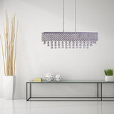 Cinderella Crystal Rectangular Chandelier // 12 Light  | Finesse -  Home Elegance USA