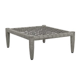 Borneo Outdoor Ottoman Dove - Light Gray by Uttermost - View 6