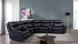 Braylee - Power Sectional - Dark Navy | Home Elegance USA