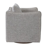 Corben Swivel Chair - Gray by Uttermost - View 3