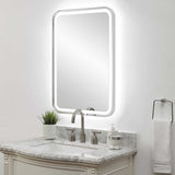 Crofton Lighted Nickel Vanity Mirror - Gray by Uttermost - View 9