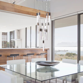 Rectangular Crystal Chandelier // XL 13 Light  | Finesse - sold by Home Elegance USA