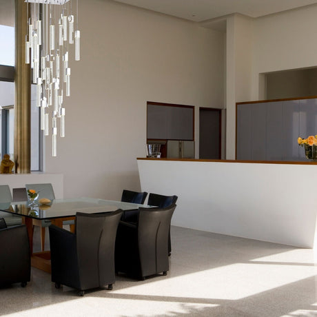 Rectangular Crystal Chandelier // XL 25 Light  | Finesse -  Home Elegance USA
