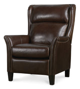 Henley Power Recliner With Power Headrest - Dark Brown by Hooker Furniture - View 2