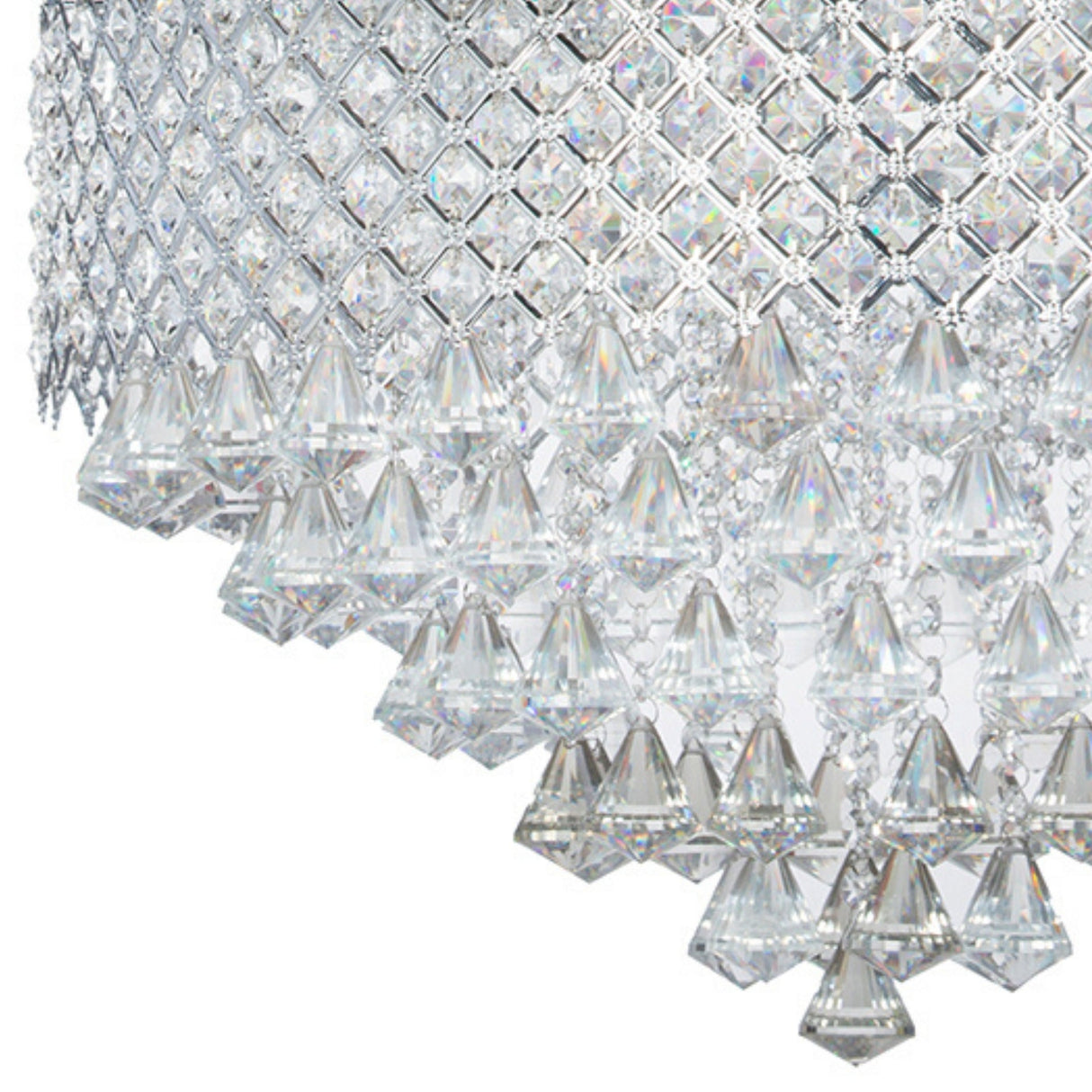 Cinderella Crystal Round Chandelier // 12 Light  | Finesse -  Home Elegance USA