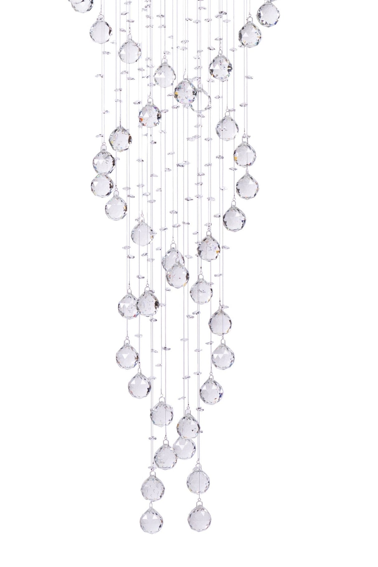 Crystal Chandelier Double Helix// 12 Light  | Finesse