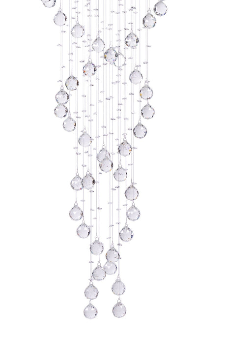 Crystal Chandelier Double Helix// 12 Light  | Finesse
