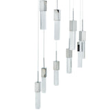 Rectangular Crystal Chandelier // 9 Light  | Finesse -  Home Elegance USA