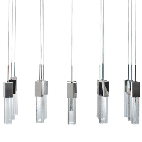 Rectangular Crystal Chandelier // 15 Light  | Finesse -  Home Elegance USA