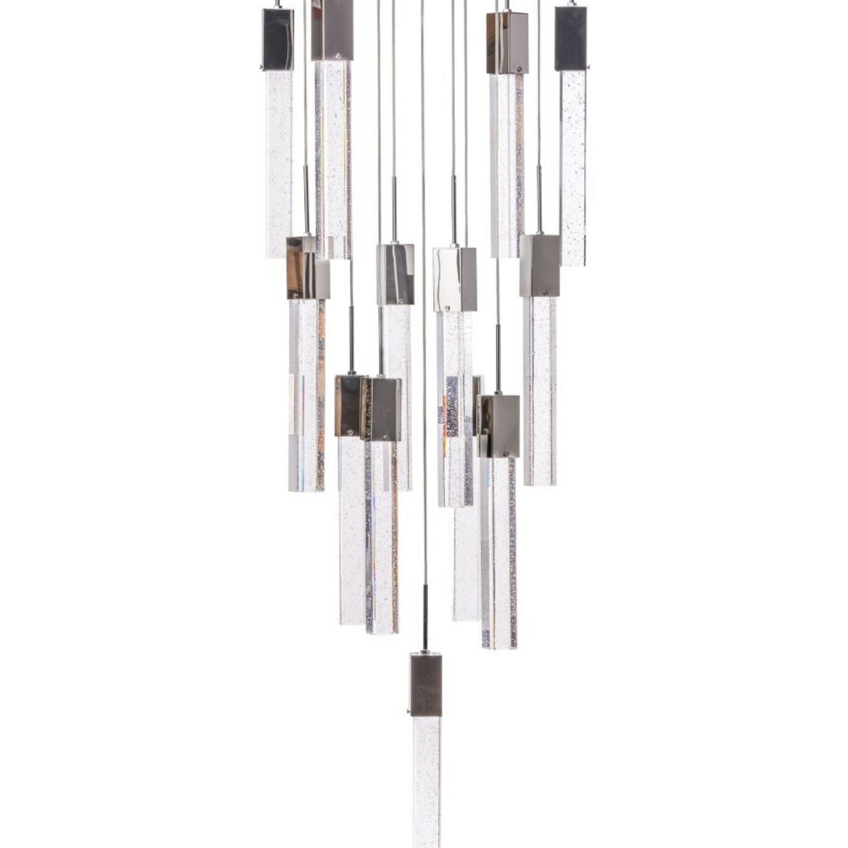 Rectangular Crystal Chandelier // XL 13 Light  | Finesse