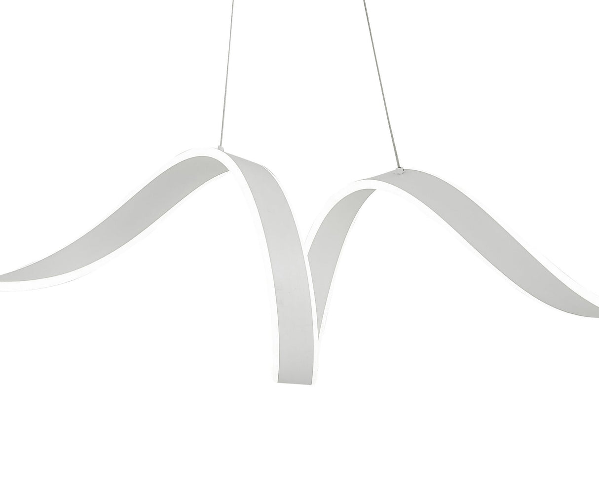 Copenhagen LED Chandelier // White  | Finesse -  Home Elegance USA