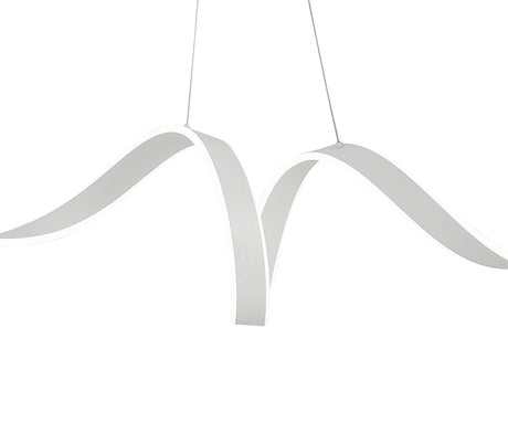 Copenhagen LED Chandelier // White  | Finesse -  Home Elegance USA