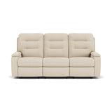 Kerrie Transitional Fabric Reclining Sofa | Flexsteel