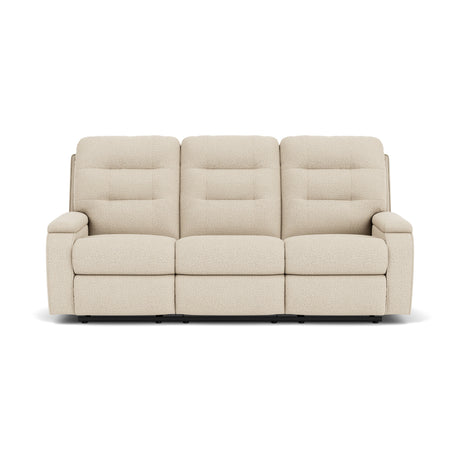 Kerrie Transitional Fabric Reclining Sofa | Flexsteel
