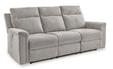 Ashley Ash Barnsana Reclining Power Sofa - Chenille | Home Elegance USA