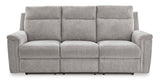 Ashley Ash Barnsana Reclining Power Sofa - Chenille - 3320187 - Home Elegance USA - 1