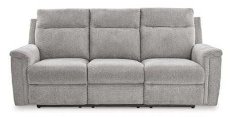 Ashley Ash Barnsana Reclining Power Sofa - Chenille | Home Elegance USA