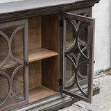 Belino Wooden 4 Door Chest - Dark Brown by Uttermost - View 3