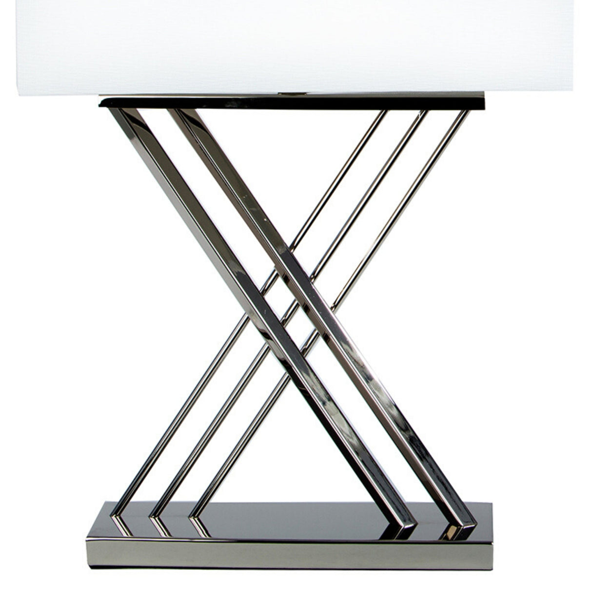 Chrome X Table Lamp // 1 Light  | Finesse