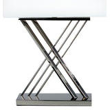 Chrome X Table Lamp // 1 Light  | Finesse