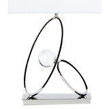 Ovals in Crystal Table Lamp // 1 Light  | Finesse - Home Elegance USA