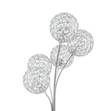 Thailand Crystal Domes Table Lamp // 5 Light  | Finesse -  Home Elegance USA