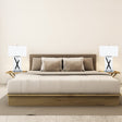 1 Light with USB Charger X Table Lamp // Chrome and Crystal  | Finesse - Home Elegance USA