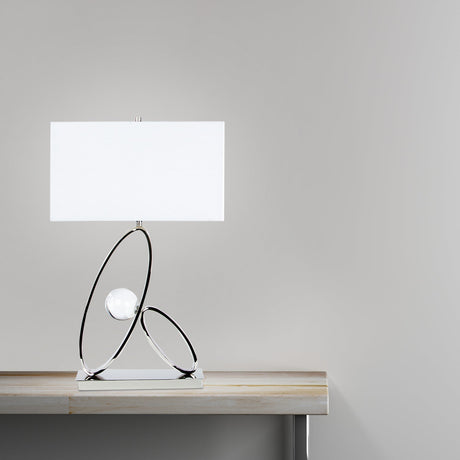 Ovals in Crystal Table Lamp // 1 Light  | Finesse - Home Elegance USA