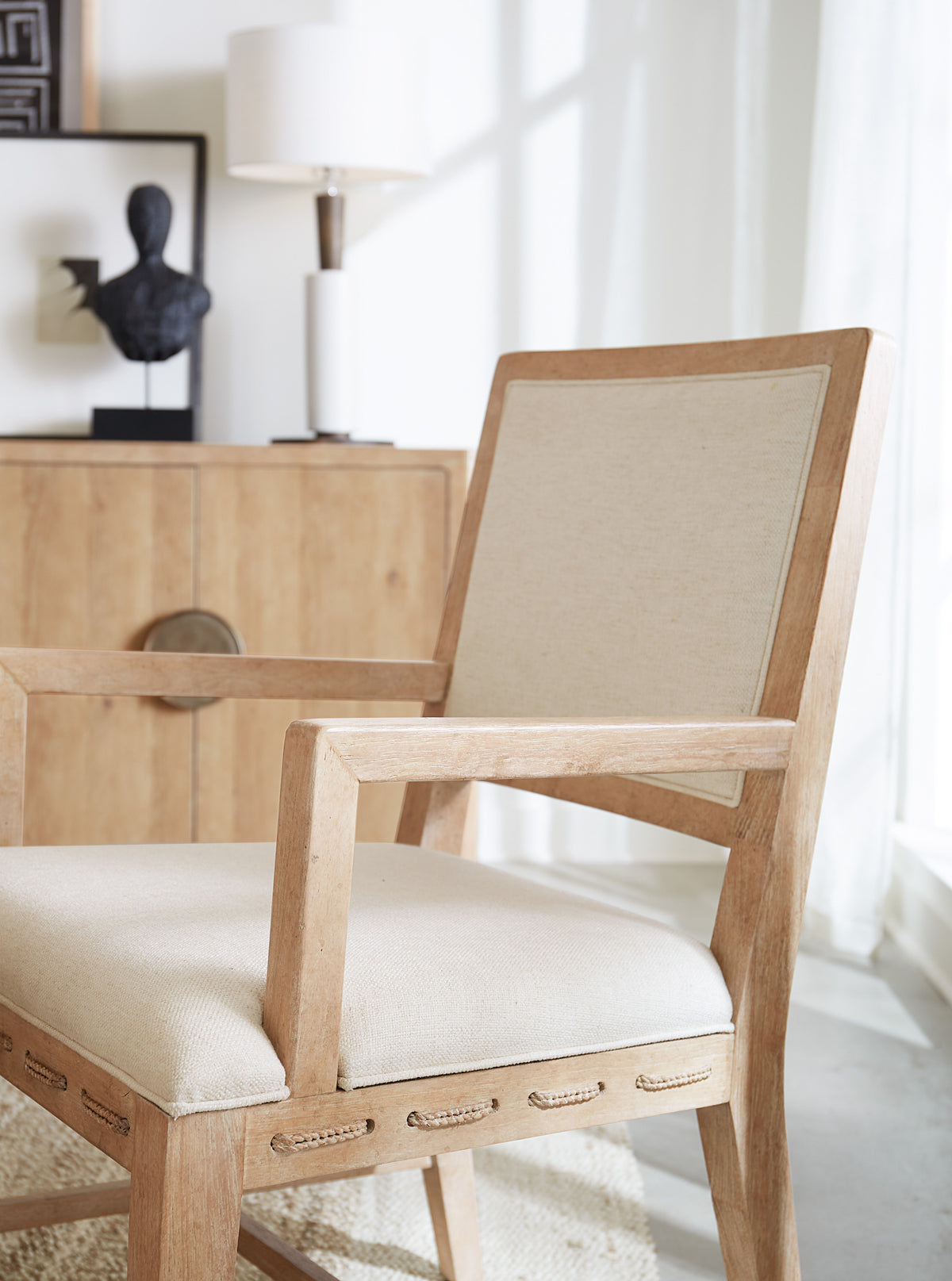 Retreat Cane Back Arm Chair (Set of 2) - Beige by Hooker Furniture - View 2