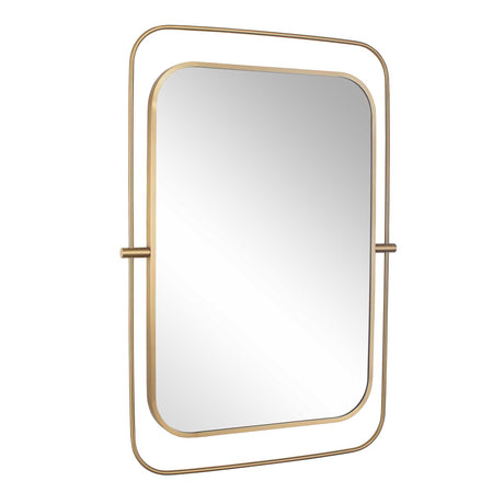 Moreni Mirror Brass - Gold by Uttermost - View 3