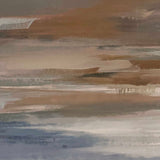 Lowlands Framed Landscape Print Black / Blue / Brown / Orange / White / Yellow - Blue / Dark Brown by Uttermost - View 5