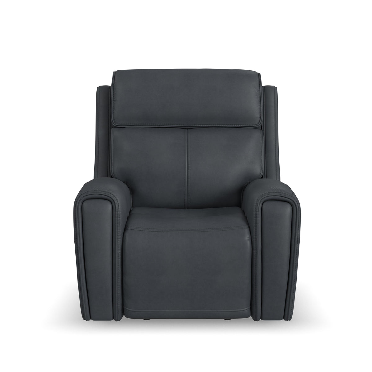 Warren Power Recliner With Power Headrest & Lumbar - Black | Flexsteel