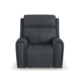 Warren Power Recliner With Power Headrest & Lumbar - Black | Flexsteel