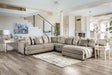 Angelia - Sectional - Light Gray