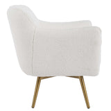 Oasis White Swivel Chair by Uttermost - View 5