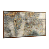 Behind The Falls Abstract Art - Beige / Light Brown by Uttermost - View 3