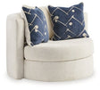 Ashley Ivory Padova Swivel Accent Chair - Chenille | Home Elegance USA