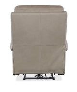 Somers Power Recliner With Power Headrest - Light Gray by Hooker Furniture - View 3