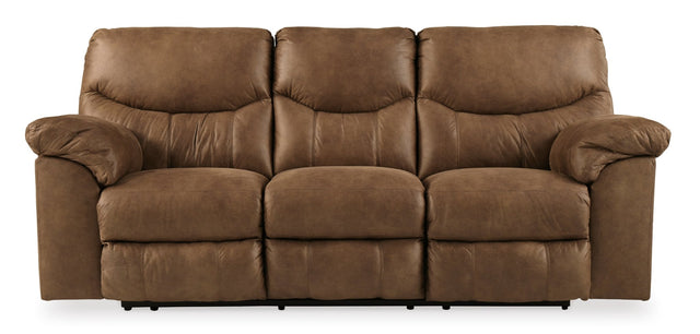 Ashley Bark Boxberg Reclining Sofa - Faux Leather - 3380288 - Home Elegance USA - 1