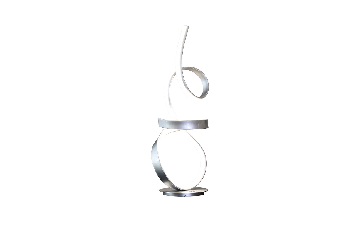 Amsterdam LED with Touch Dimmer Table Lamp // Silver  | Finesse