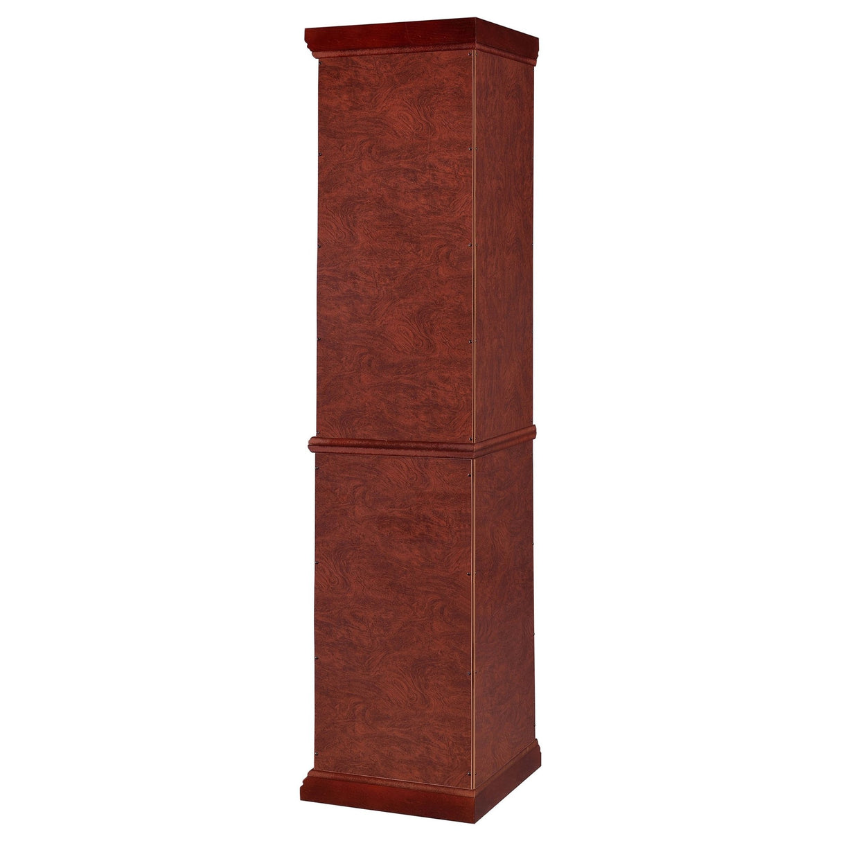 Appledale 6 - shelf Corner Curio Cabinet Medium Brown | Coaster | Home Elegance USA