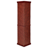 Appledale 6 - shelf Corner Curio Cabinet Medium Brown | Coaster | Home Elegance USA