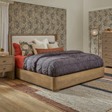 Normandy King Upholstered Bed - Light Brown | Flexsteel