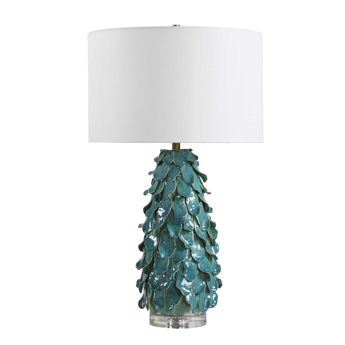 Mina Table Lamp Teal Blue - Blue / Green by Uttermost - View 4