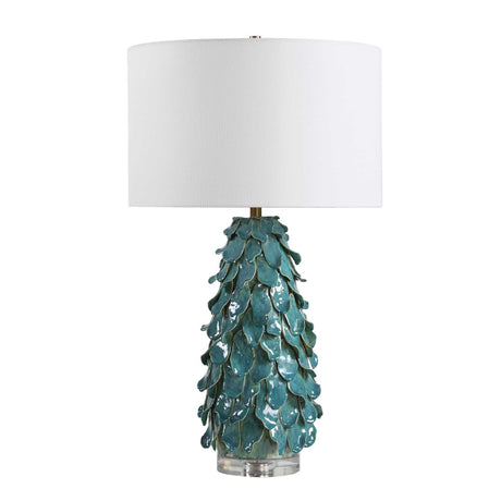 Mina Table Lamp Teal Blue - Blue / Green by Uttermost - View 4