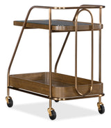 Commerce And Market Walnut Wine And Bar Cart Light Caramel - Dark Brown by Hooker Furniture - View 7